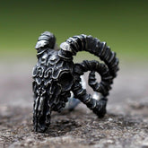 Inigo Goat Skull Ring | Morbid Rags